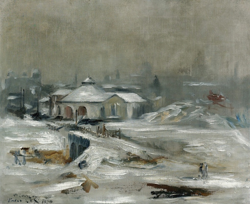 La Gare du chemin de fer de Sceaux (1870)