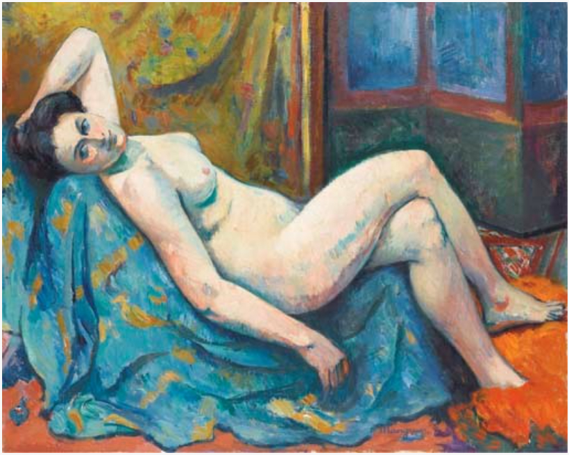 Le divan bleu (Jeanne) 1906-1907