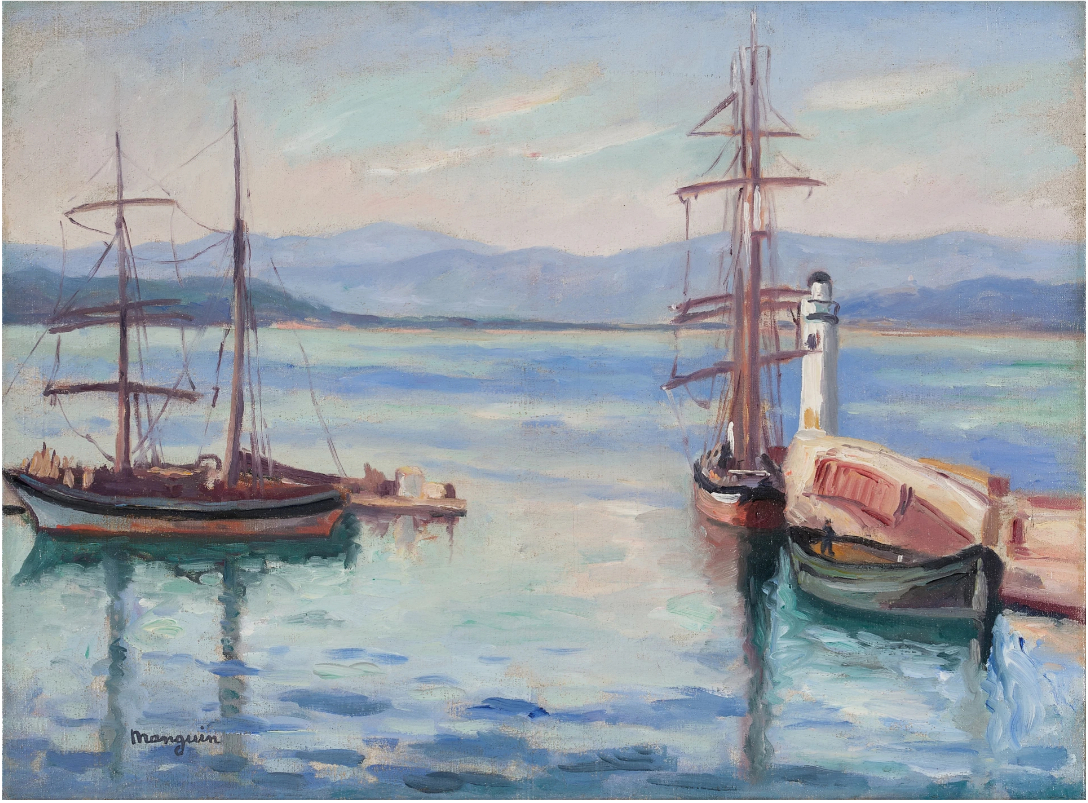 L'entrée du port de Saint-Tropez, 1927