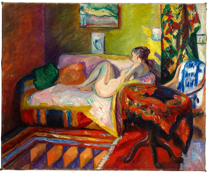Nu sur un canapé, 1915