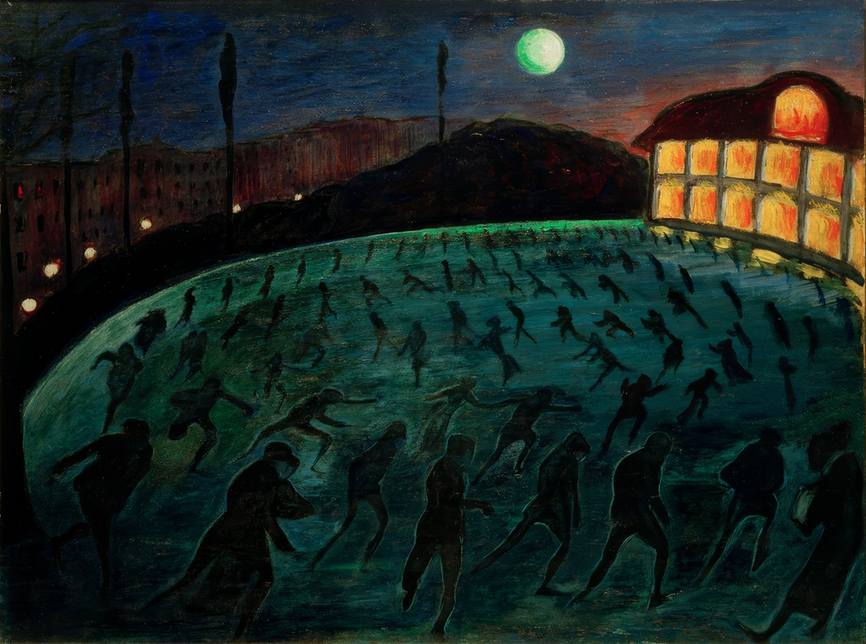 Patineurs sur glace, 1911