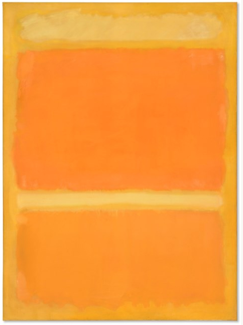 Sans titre (jaune, orange, jaune, orange clair)