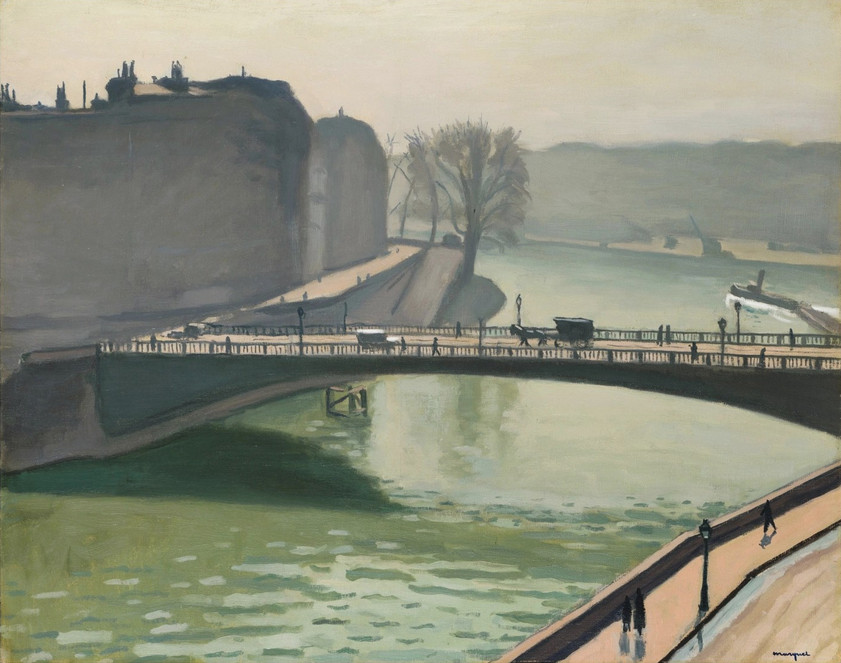 Albert Marquet,  'Pont Saint-Louis, Paris', 1928-29, Huile sur toile, 72.7 x 92.1 cm