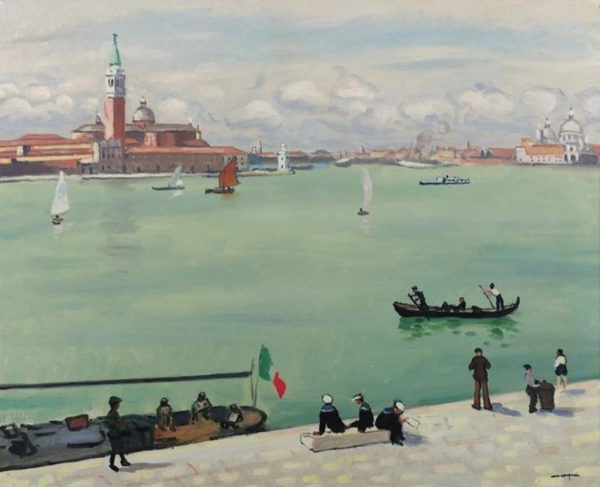 Venise, Huile sur toile, 65 x 81 cm