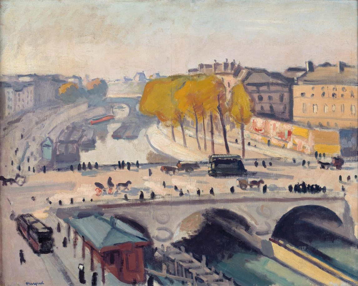 Le Pont Saint-Michel et le Quai des Grands Augustins, 1912