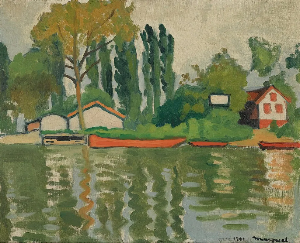 Les peupliers à Villennes (1911)