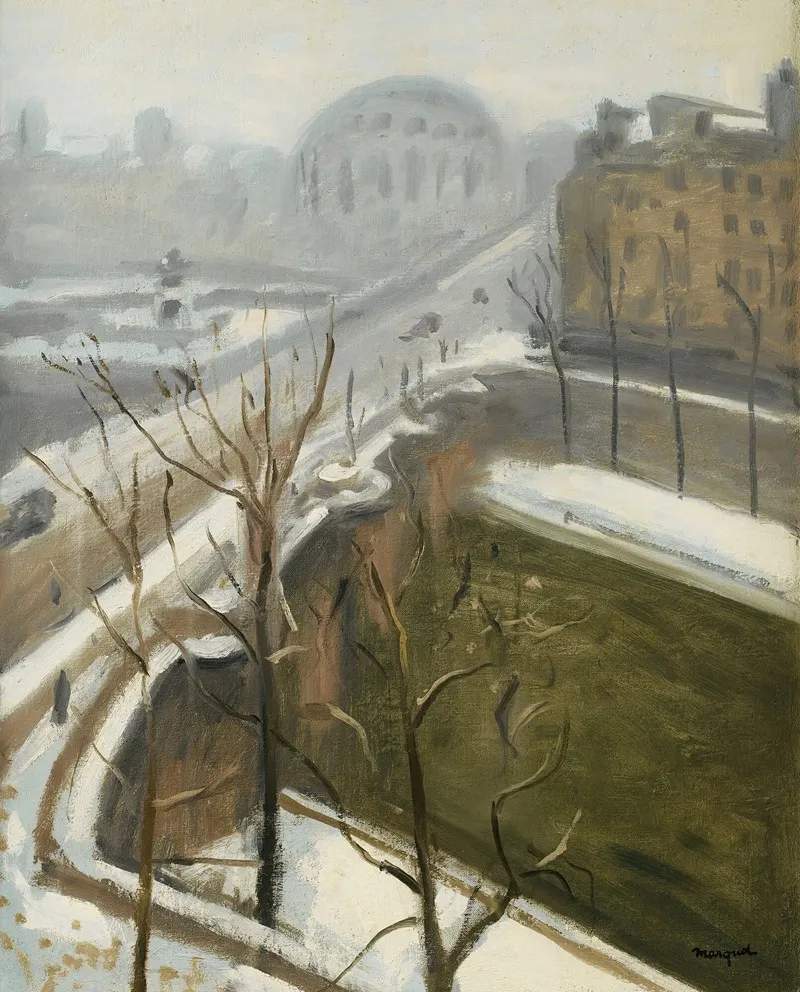 Paris, Pont Neuf, fin de la neige (1947)