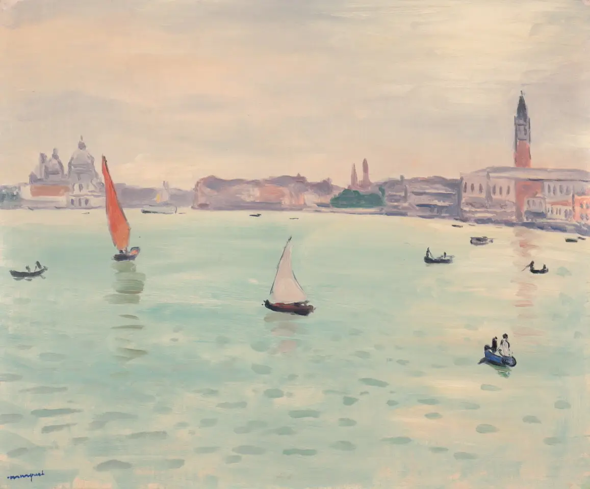 Venise,1936 - Huile sur toile, 45,7 x 54,8 cm  