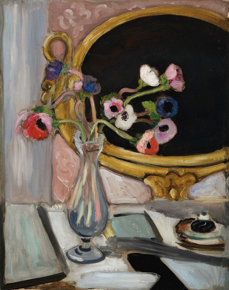 Anémones au miroir noir (1919)