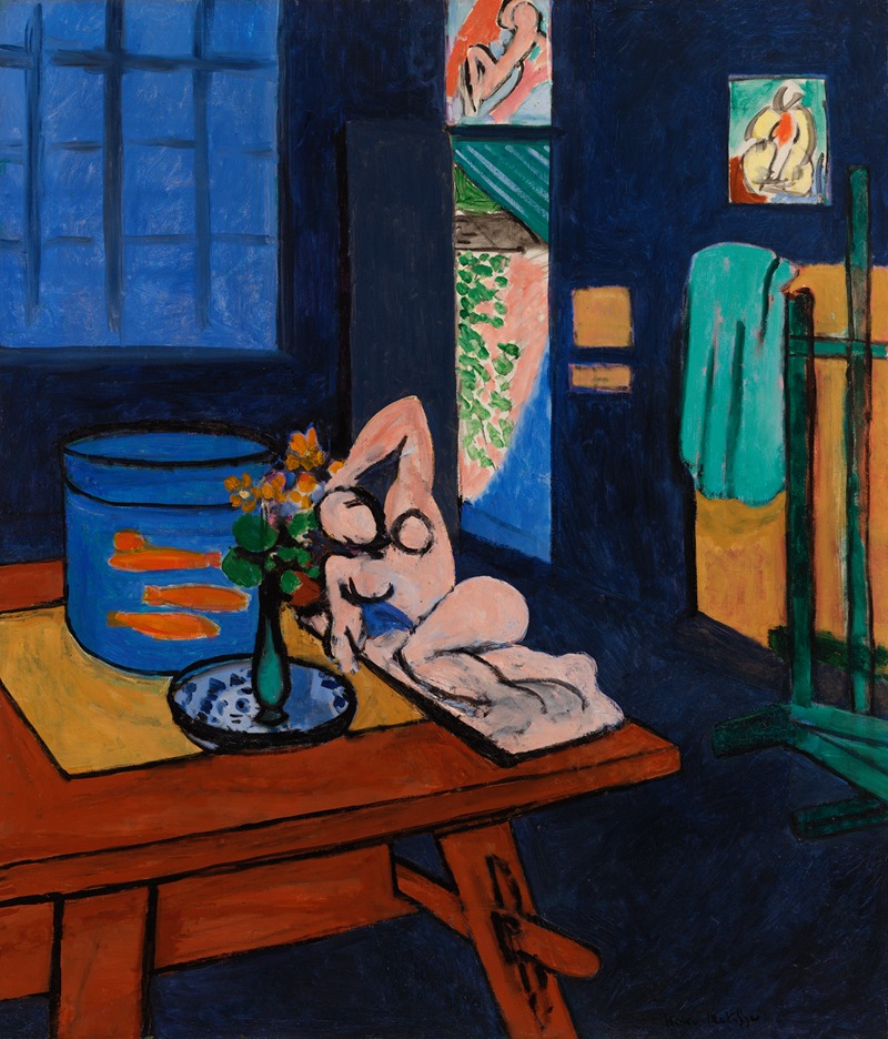 L’Atelier aux poissons rouges (1912)