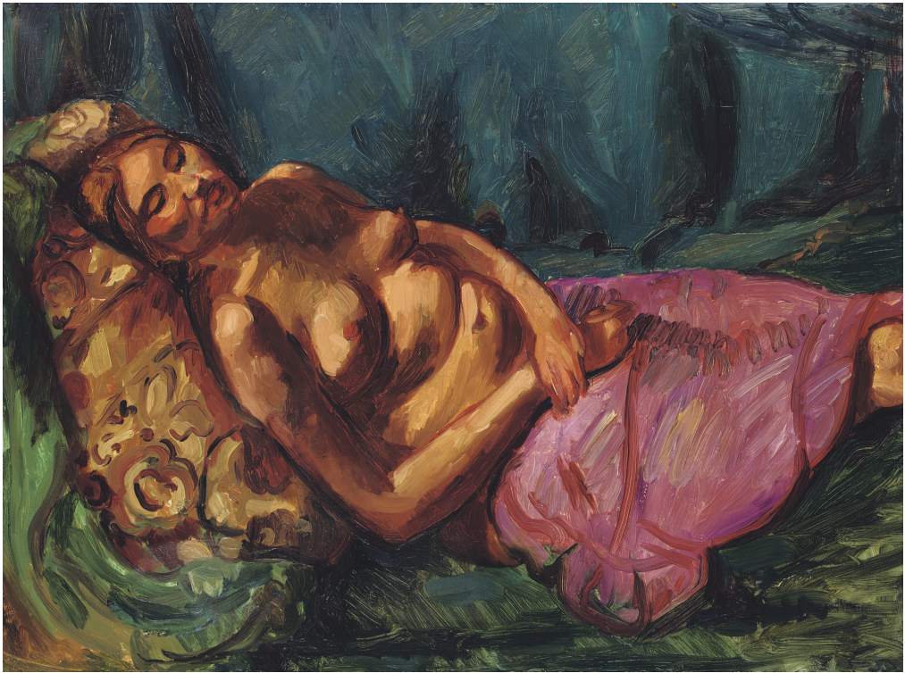 Nu avec draperie mauve, 1931