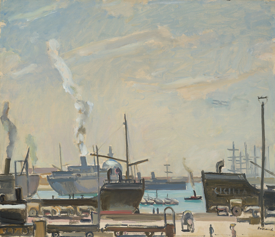 Le port de Barcelone, 1924