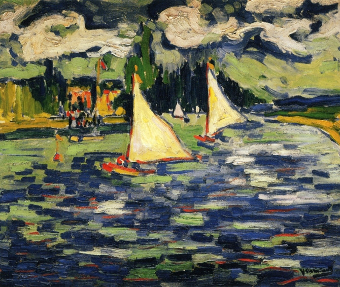Voiles à Chatou, 1905 - 1905