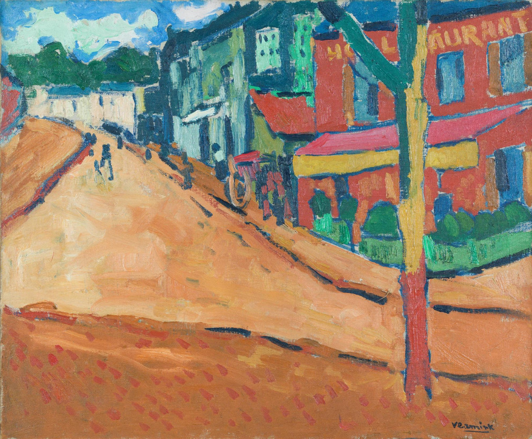 Une rue de Marly-le-Roi, 1905 - 1906