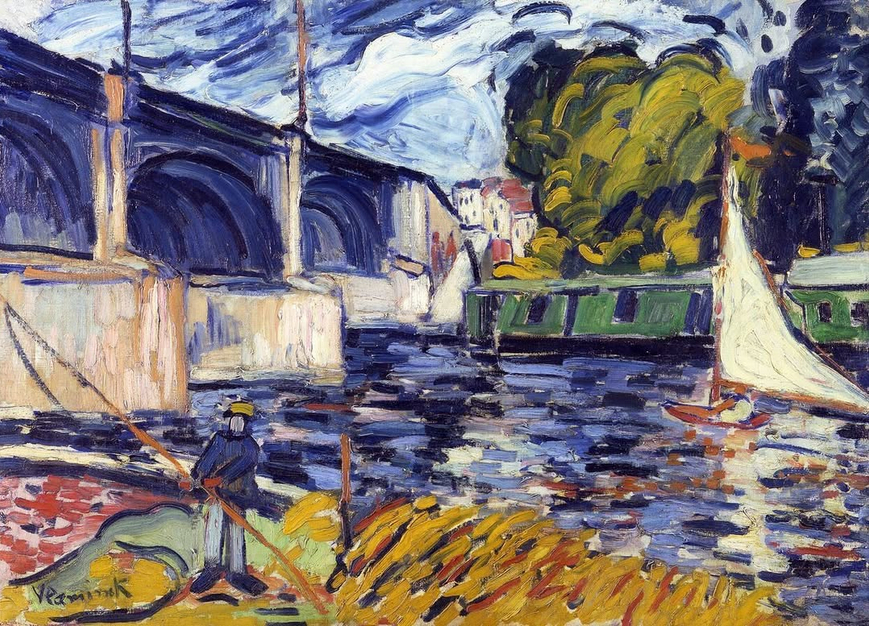 Le pont de Chatou, 1905