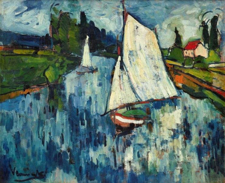 Voiles à Chatou, 1905