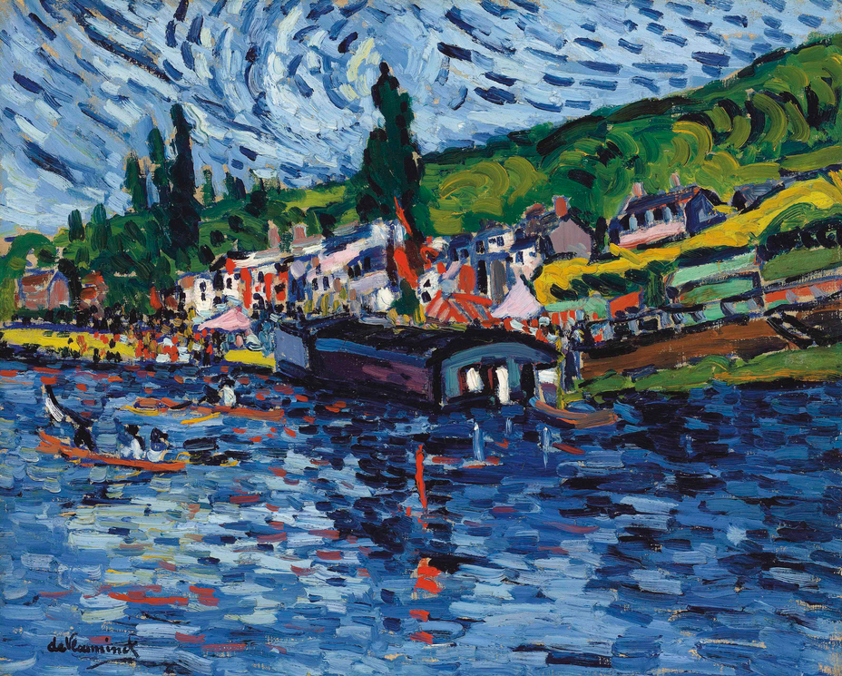 Les régates à Bougival