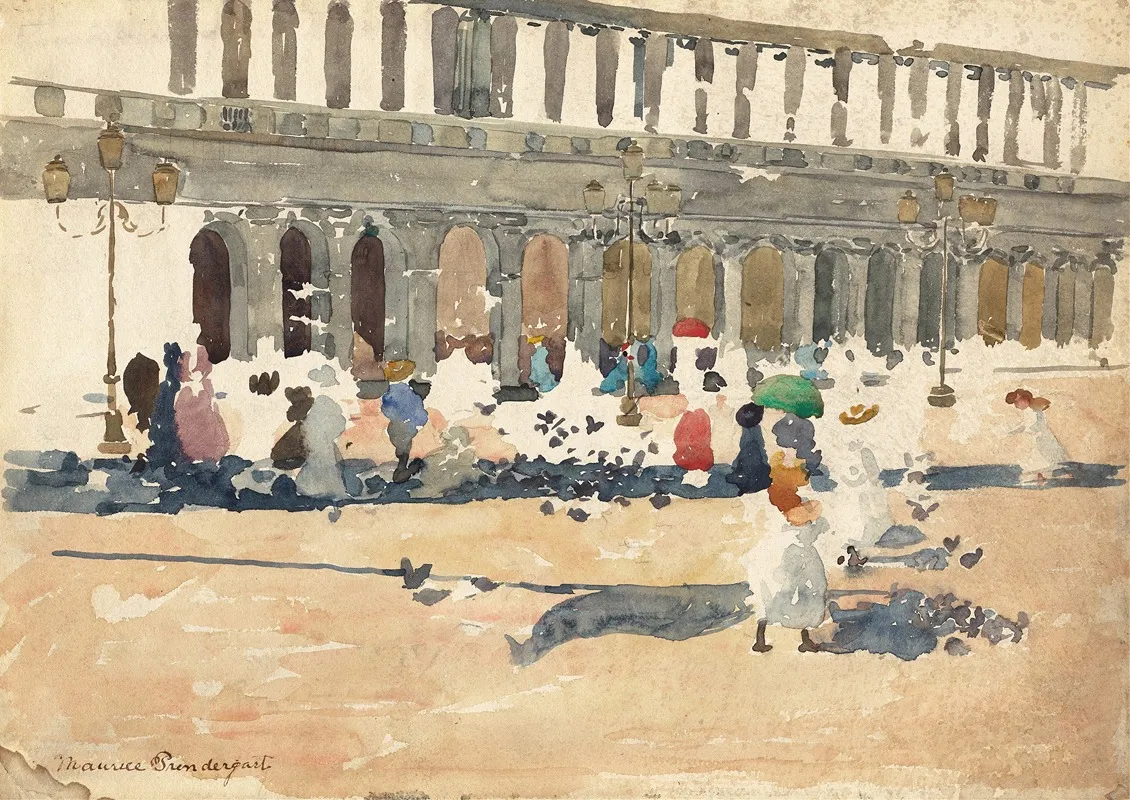 Café Florian à Venise (1898-1899)