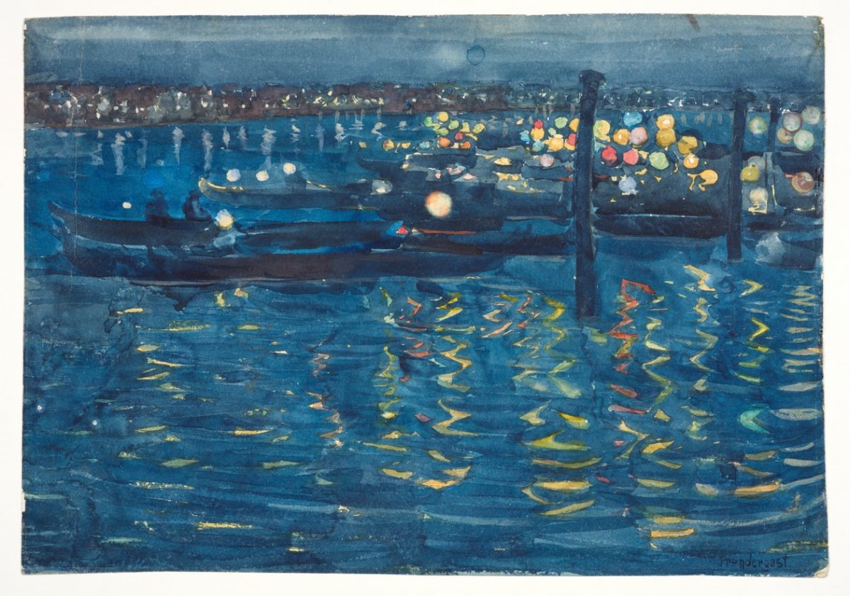 Nuit de fête, Venise, vers 1898-1899 