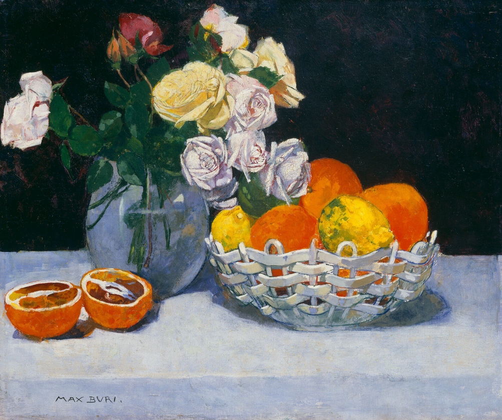 Nature morte aux fruits et aux fleurs