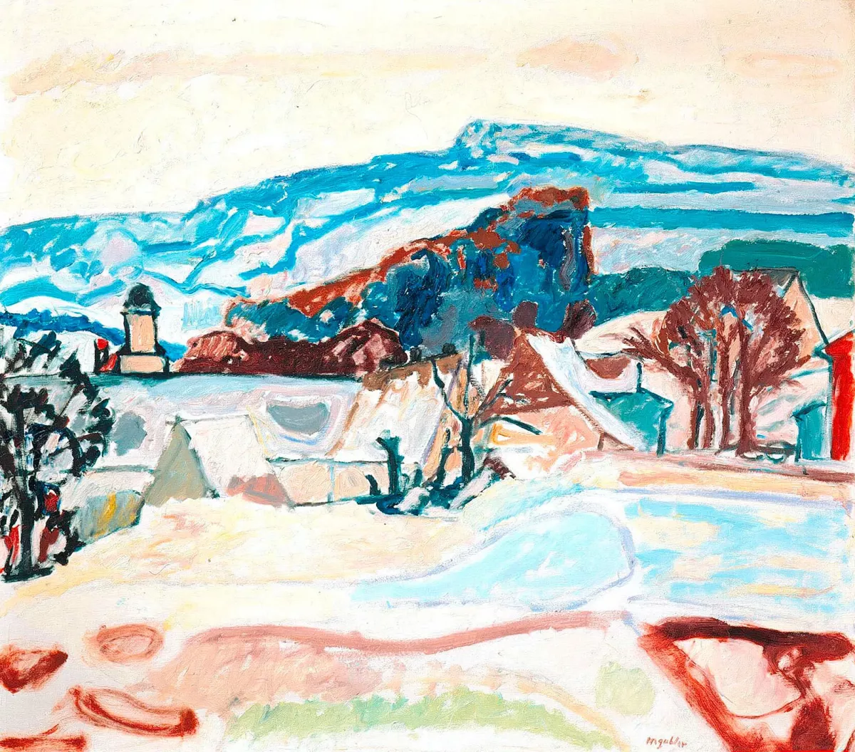 Paysage d'hiver, à Kloster, 1944