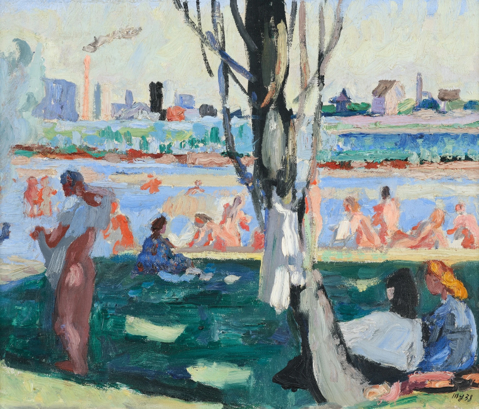 Baigneurs sur la Limmat, 1938