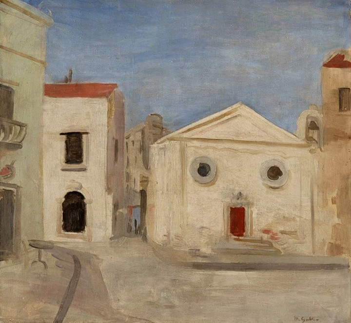L'église de San Bartoluzzo à Lipari 1924