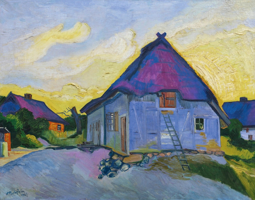 Soirée d'automne, 1927, huile sur toile, 81 x 100 cm