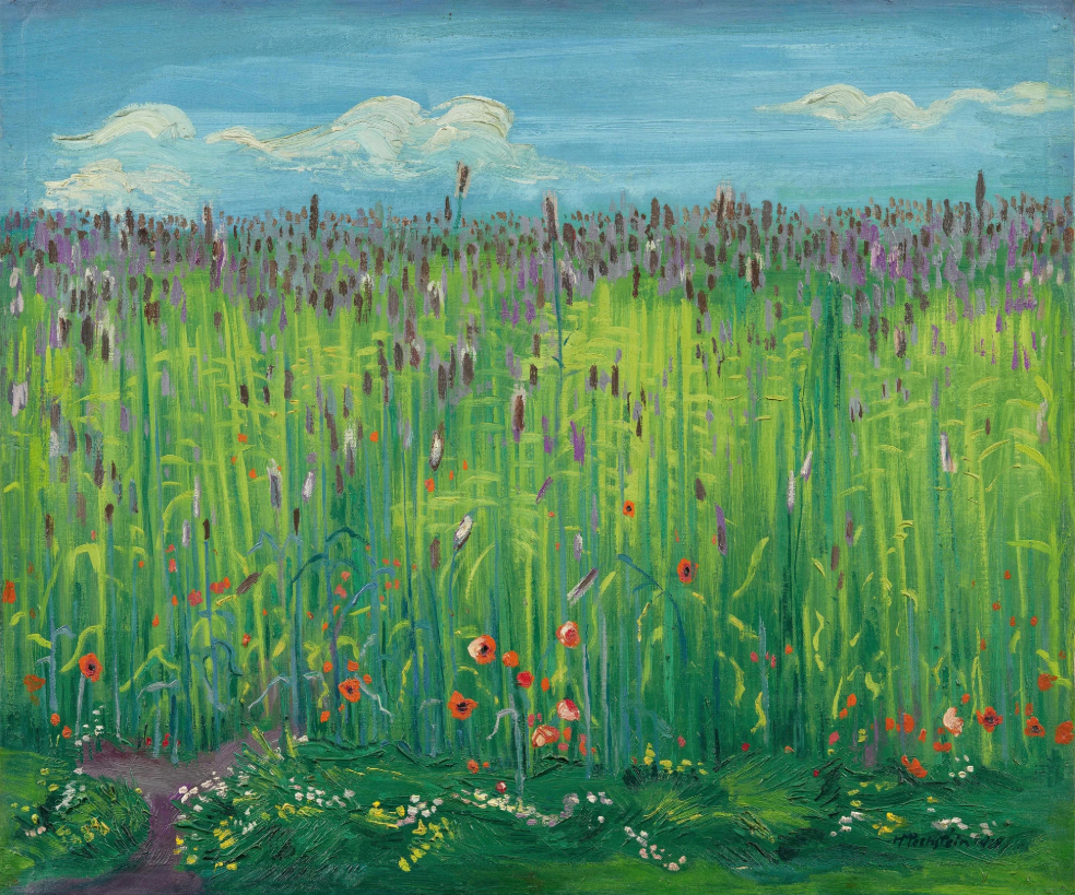 Champ de blé en fleurs, 1928