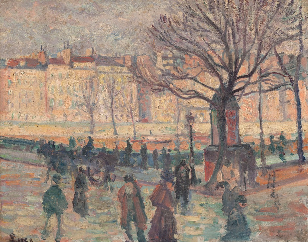 Paysage parisien, bords de la Seine