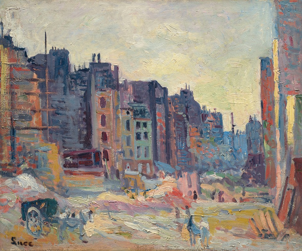 Paris, le percement de la rue Réaumur (1907-08)