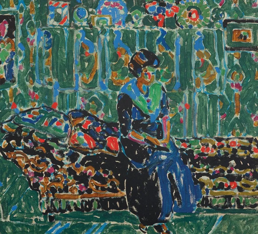 Le canapé noir, 1914