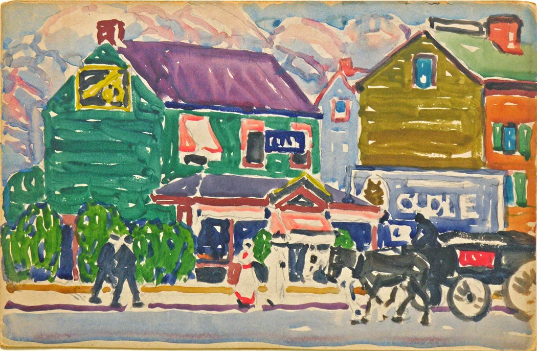 Country Corner (État de New York ou Ontario), vers 1912