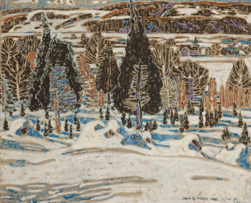 Jeunes cèdres, 1919