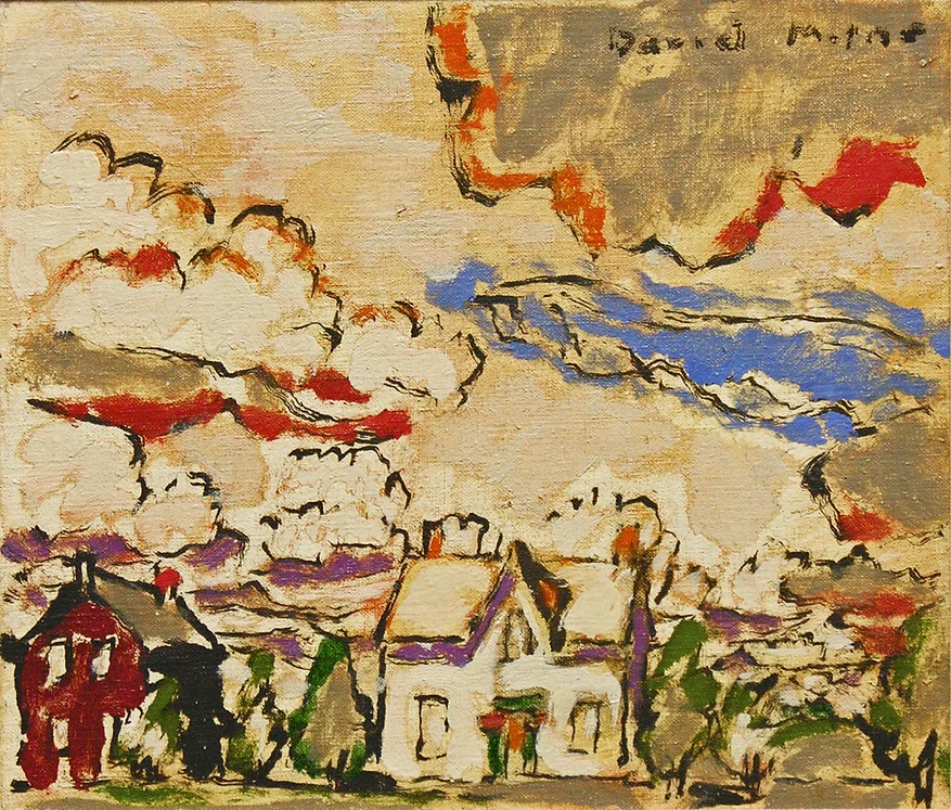 Nuage bleu, vers 1930