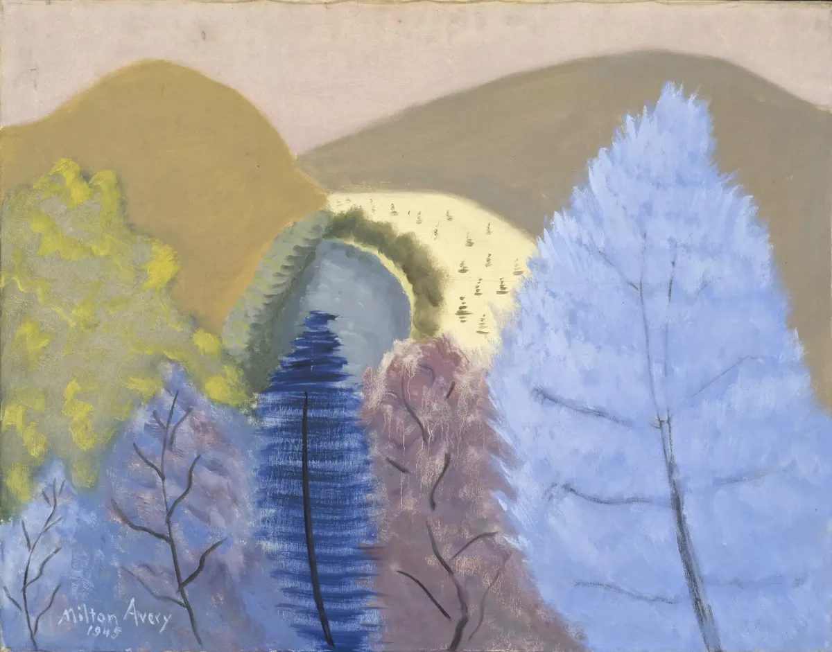 Les Arbres bleus (1945)