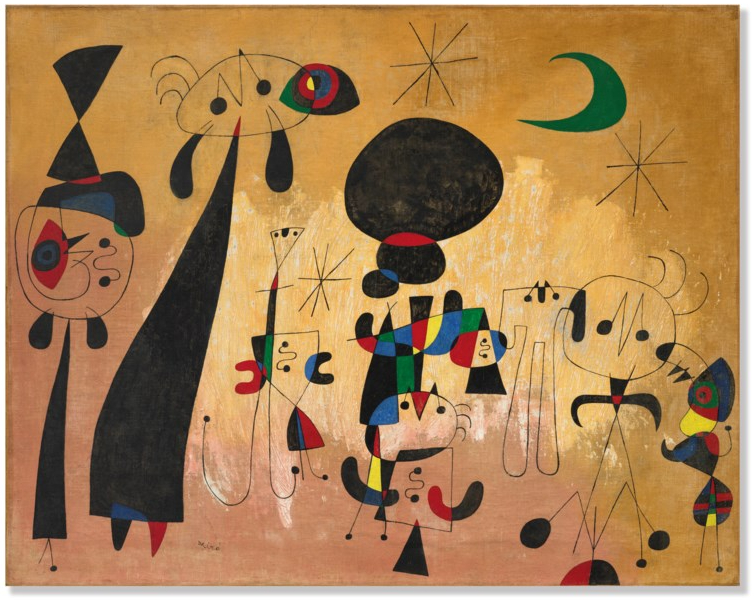 Femmes, lune, étoiles, 1949