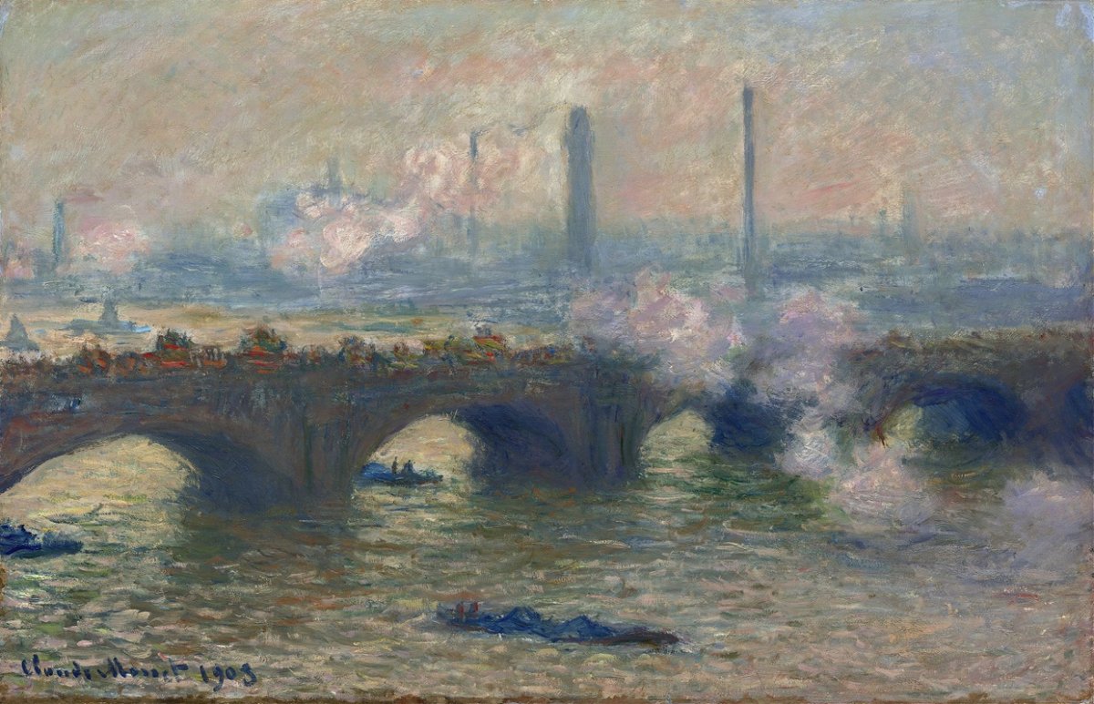 Pont de Waterloo, jour gris (1903) 