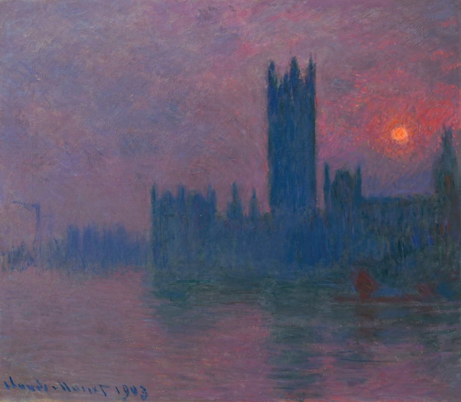 Le Parlement, soleil couchant (1900-1903) 