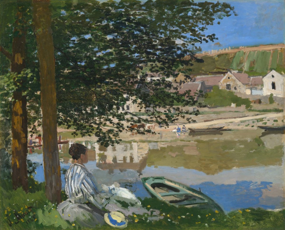 Au bord de la Seine, Bennecourt, 1868