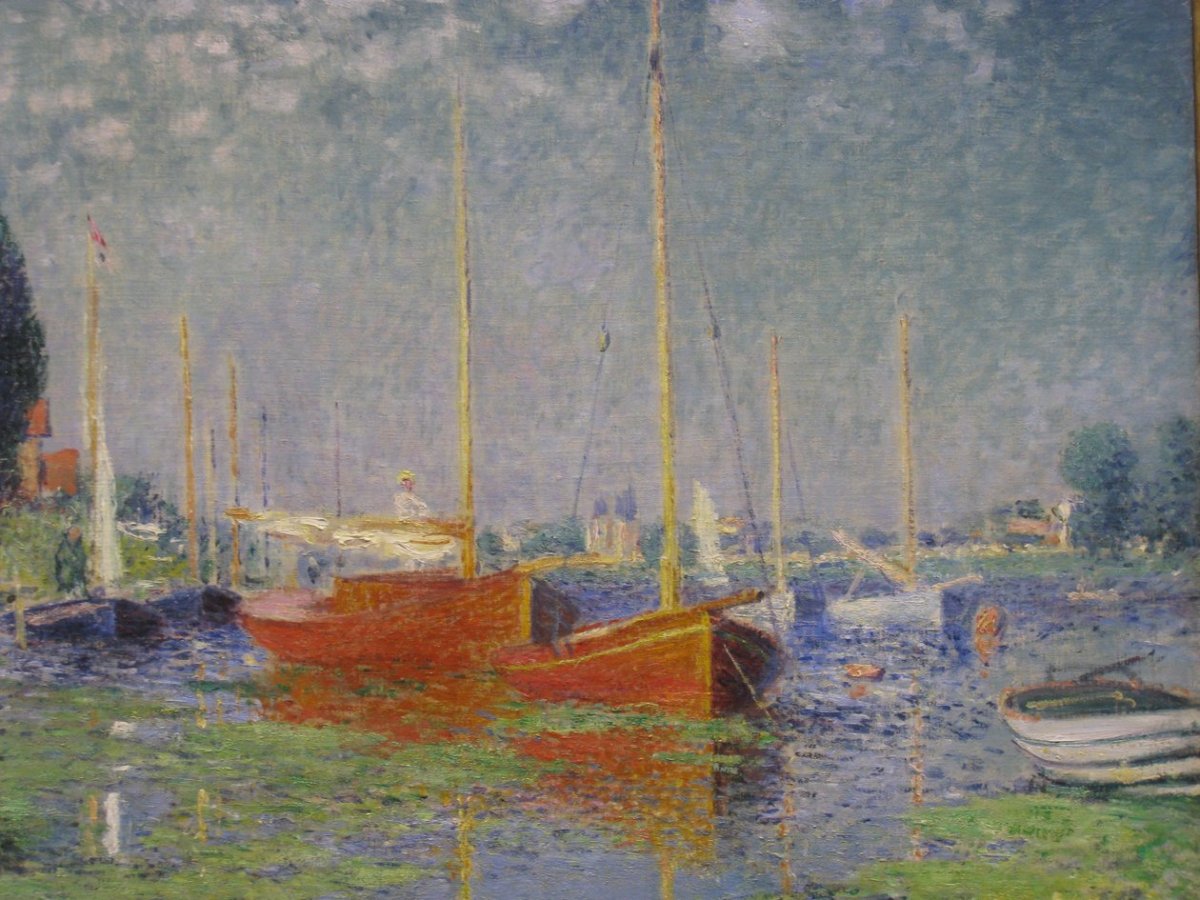 Bateaux rouges à Argenteuil