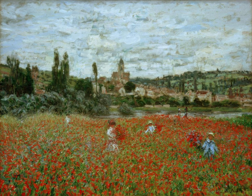 Champ des coquelicots près de Vétheuil, 1879