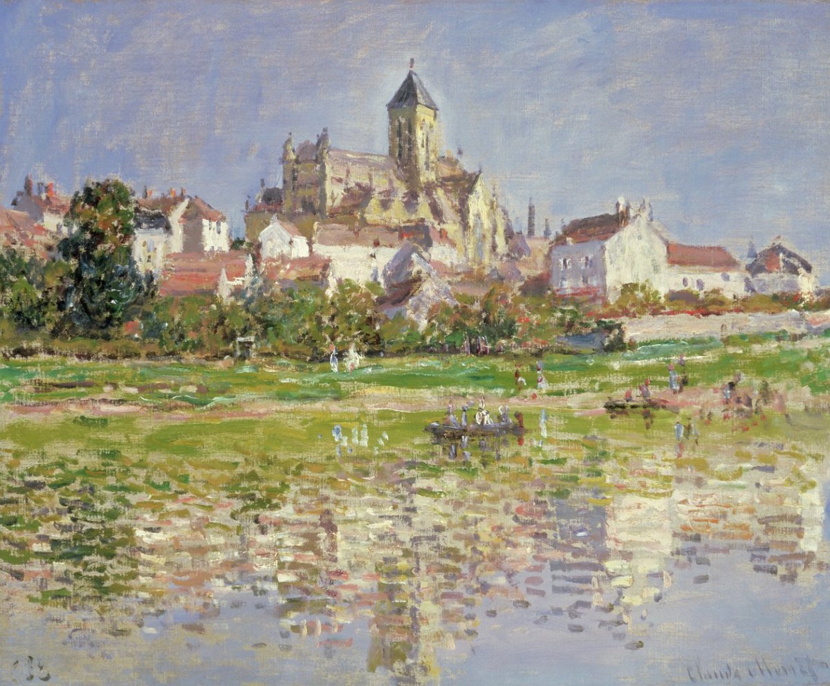 L'église de Vétheuil, 1880