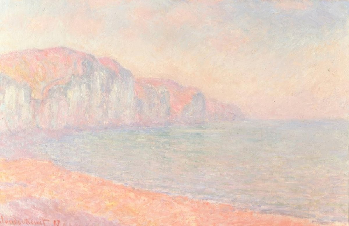 Falaises de Pourville, le matin, 1897