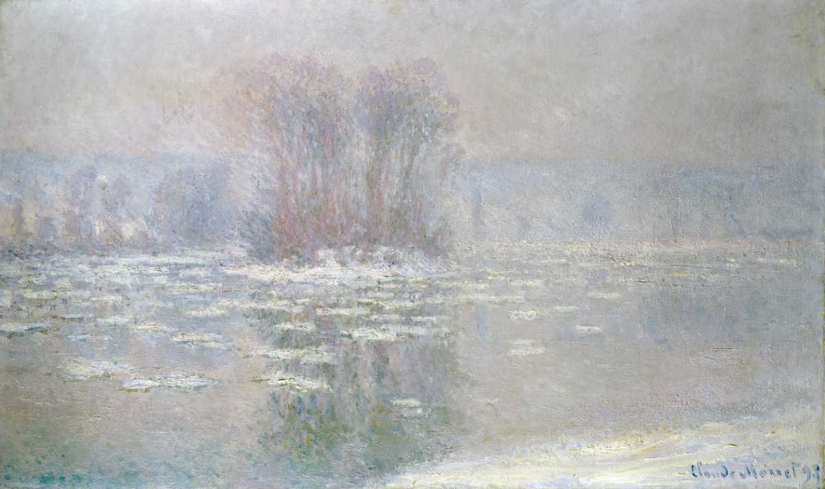 Glace près de Bennecourt, 1898