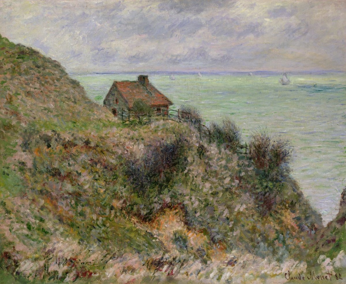 La cabane des douaniers à Pourville, 1882