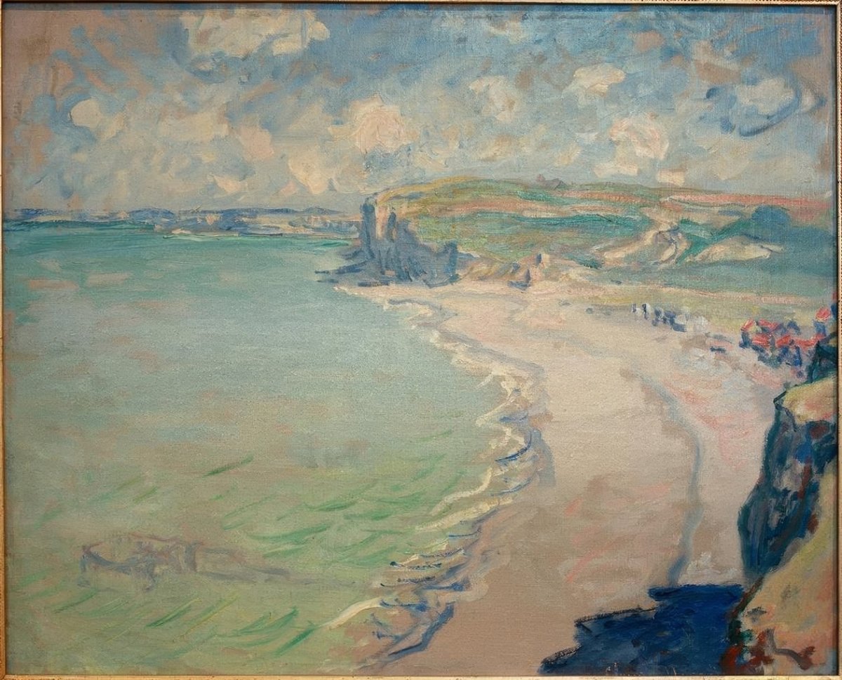 La plage de Pourville, 1882