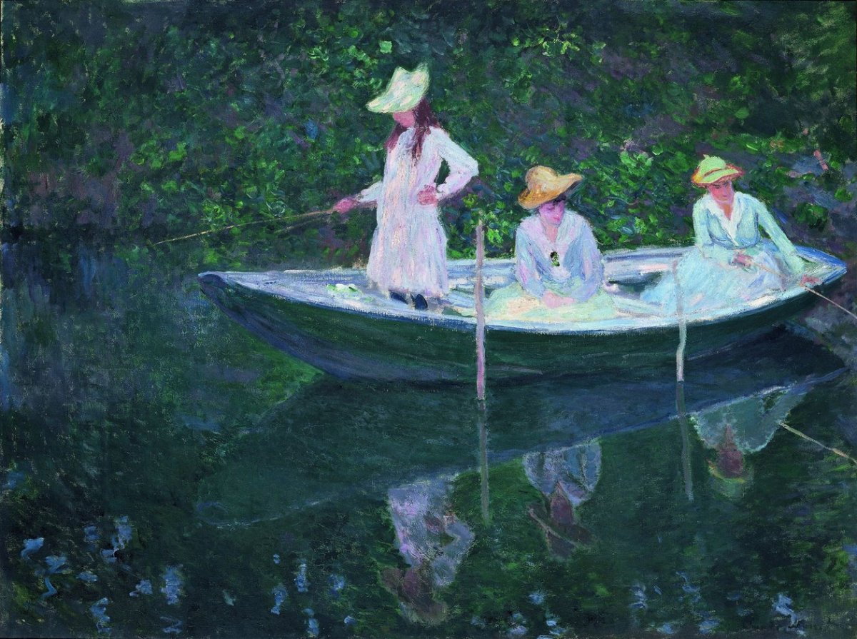Le bateau à Giverny