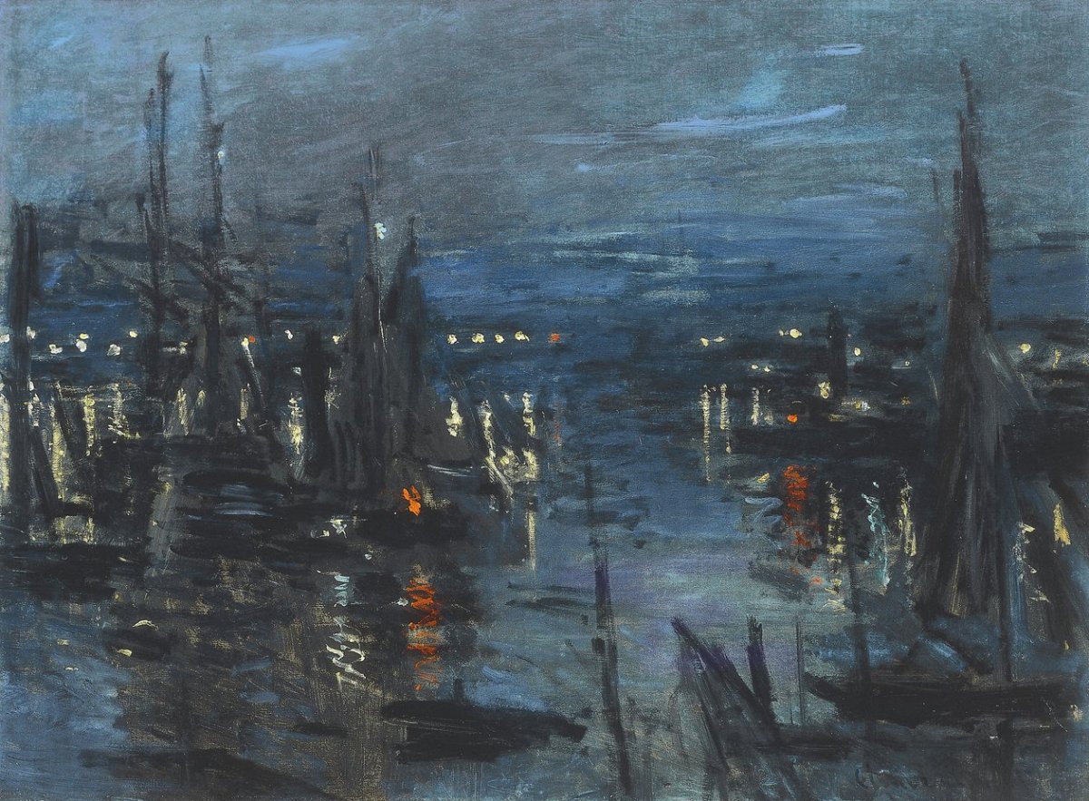 Le Port du Havre, effet de nuit, 1873