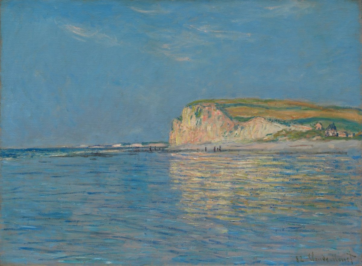 Marée basse à Pourville, près de Dieppe, 1882